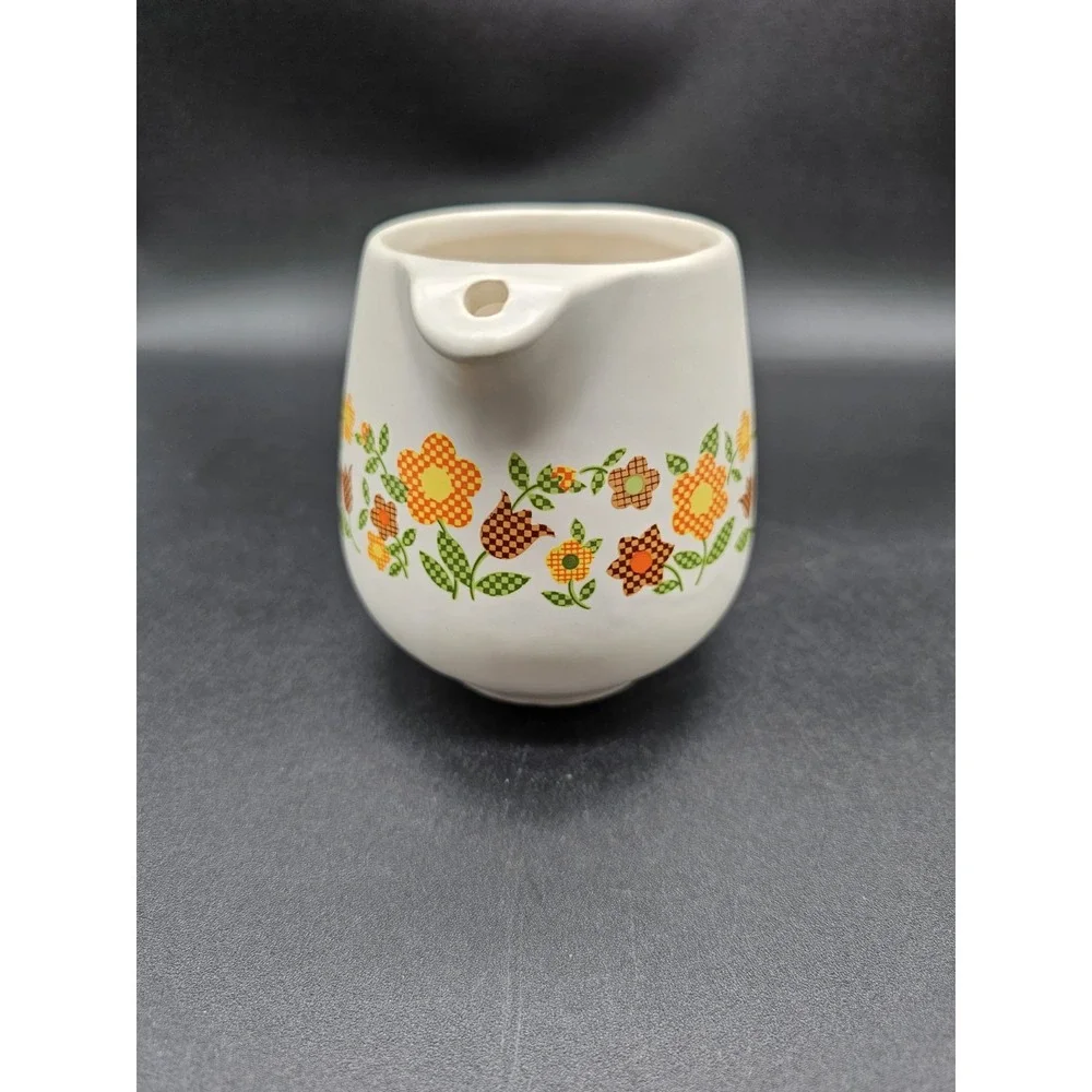 Mccoy Pottery USA Patchwork Pattern‎ Creamer #7020